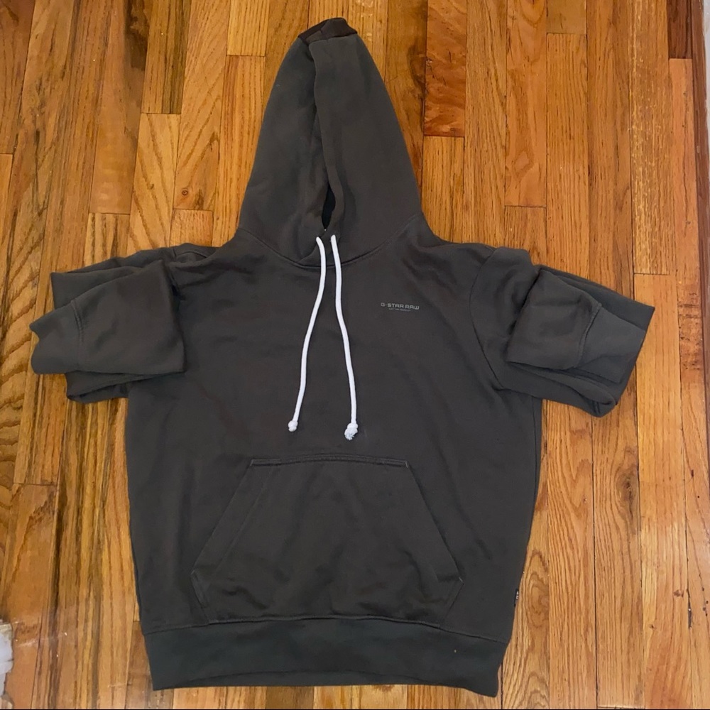 G Star Raw Hoodie | Olive green | Size M
